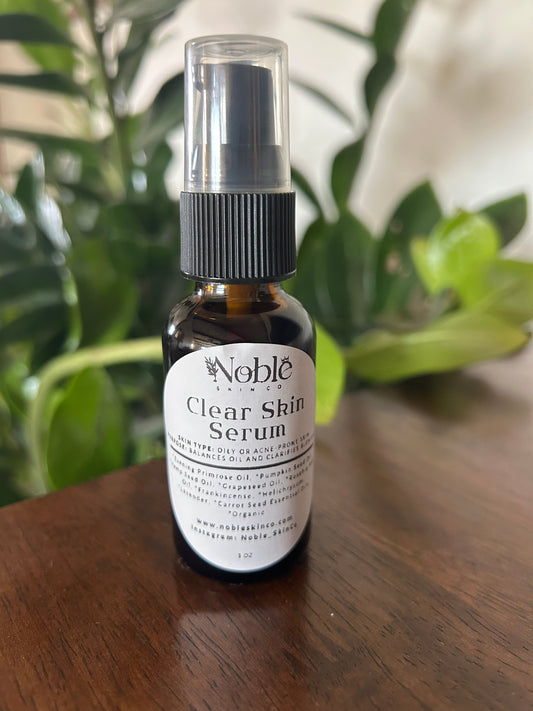 Serum with acne-safe oils by Noble Skin Co.