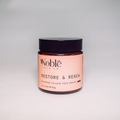 Restore & Renew (Frankincense) Whipped Tallow Face Cream
