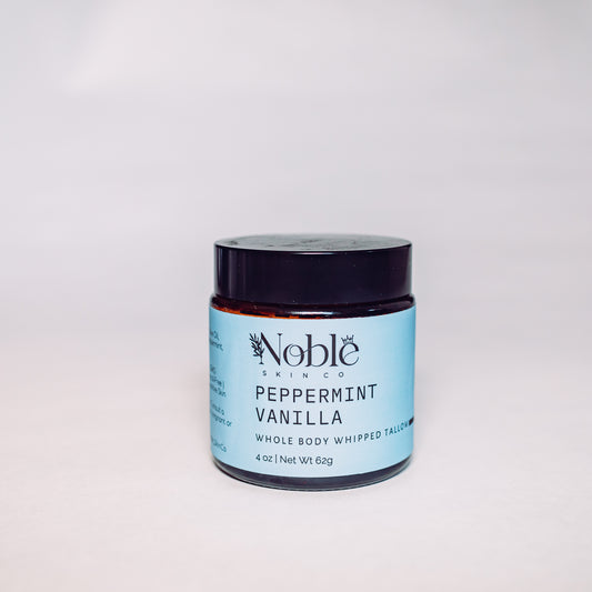 Peppermint Vanilla Whipped Tallow Body Cream