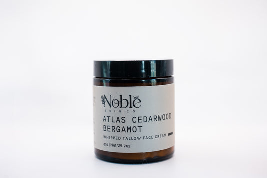 Atlas Cedarwood Bergamot Whipped Tallow Face & Body Cream