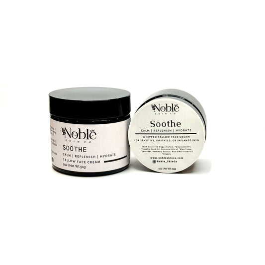 Soothe Tallow Face Cream | Calm, Restore & Hydrate Sensitive Skin