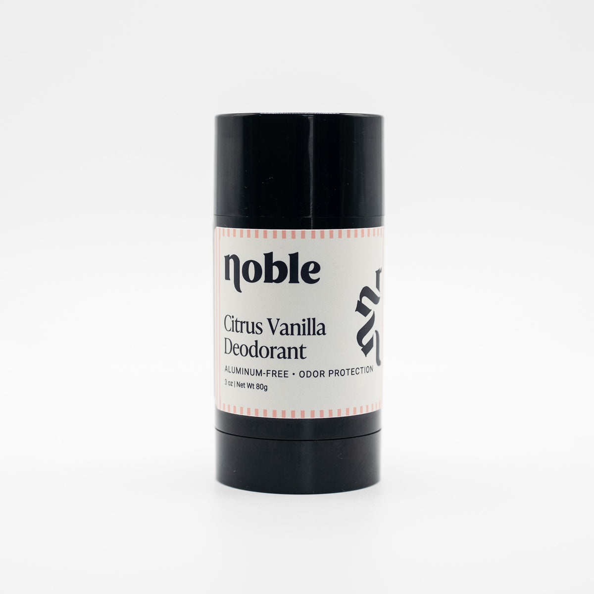 Close container of 3oz Citrus Vanilla Deodorant