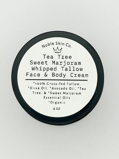 Tea Tree & Sweet Marjoram - Whipped Tallow Face & Body Cream