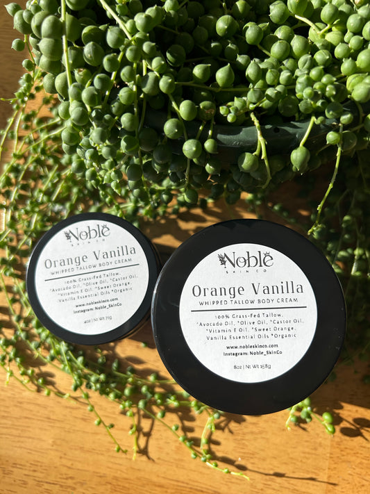 Orange Vanilla Whipped Tallow Whole Body Cream