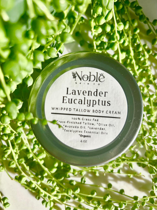 Lavender Eucalyptus Whipped Tallow Face & Body Cream