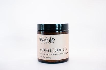 Orange Vanilla Whipped Tallow Whole Body Cream