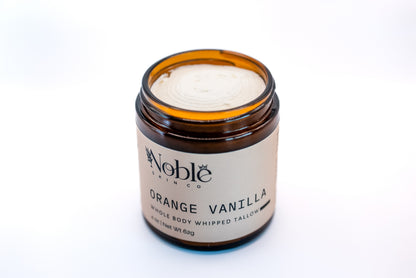 Orange Vanilla Whipped Tallow Whole Body Cream