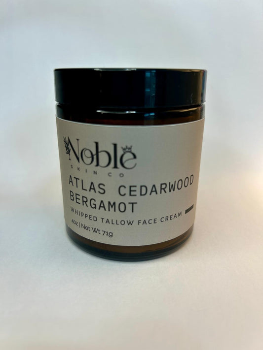 Atlas Cedarwood Bergamot Whipped Tallow Face & Body Cream