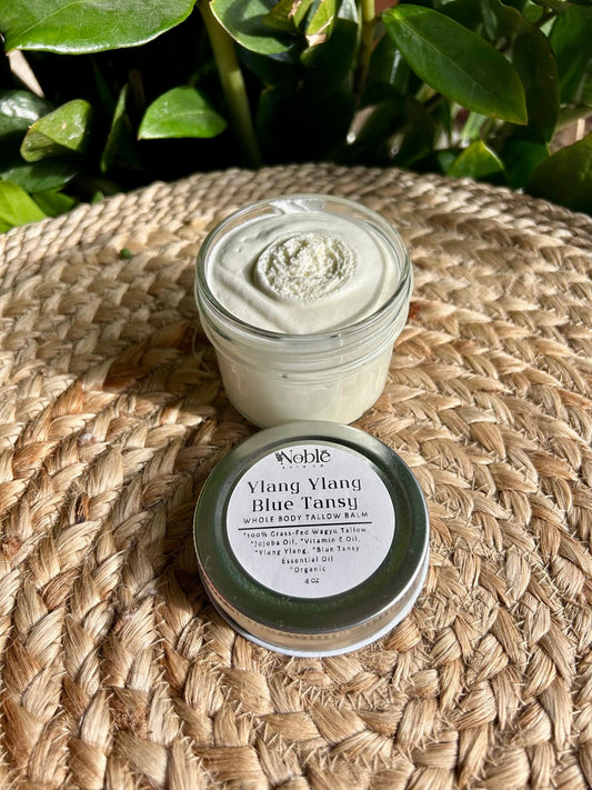 Ylang Ylang Blue Tansy Whipped Tallow Whole Body Cream