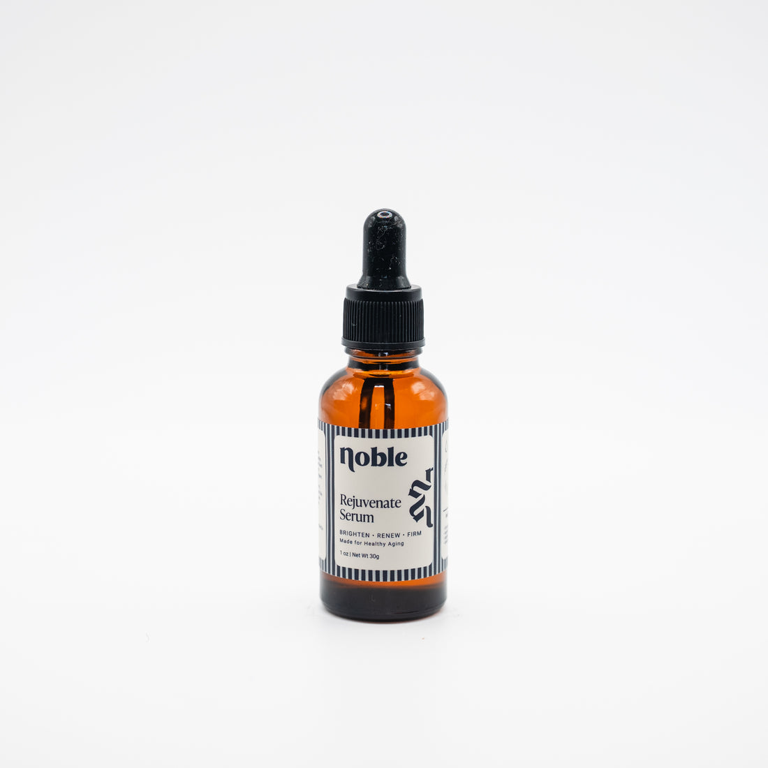 Noble Skin Co. Rejuvenate Face Serum 1 oz amber dropper bottle