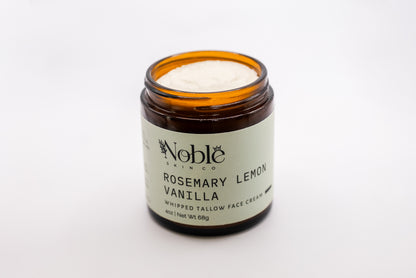 Rosemary Lemon Vanilla Whipped Tallow Face & Body Cream