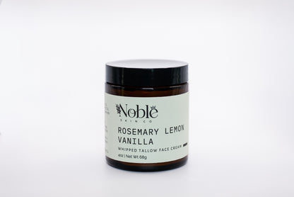 Rosemary Lemon Vanilla Whipped Tallow Face & Body Cream