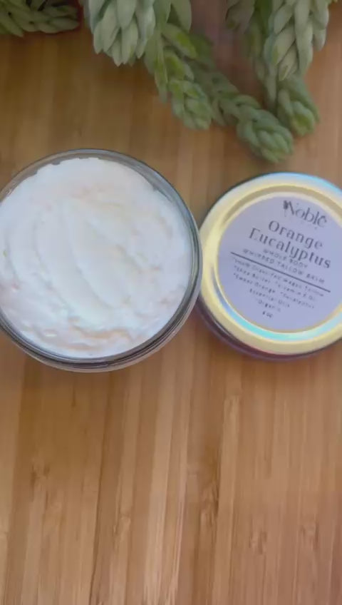 Orange Eucalyptus Whole Body Whipped Tallow