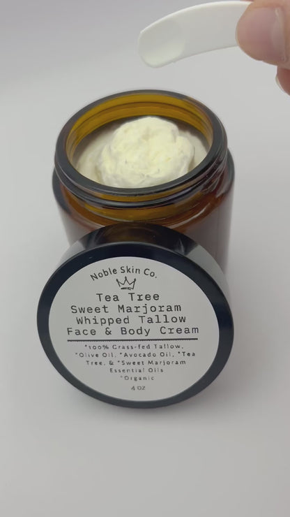 Tea Tree & Sweet Marjoram - Whipped Tallow Face & Body Cream