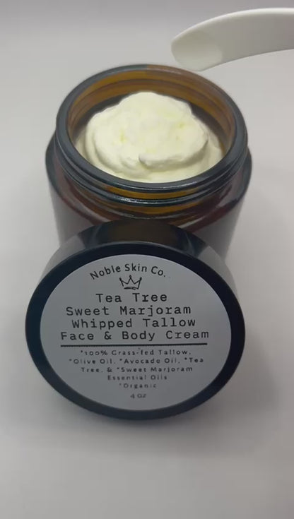 Tea Tree & Sweet Marjoram - Whipped Tallow Face & Body Cream